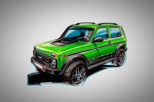 Особенная Lada 4x4 от немцев